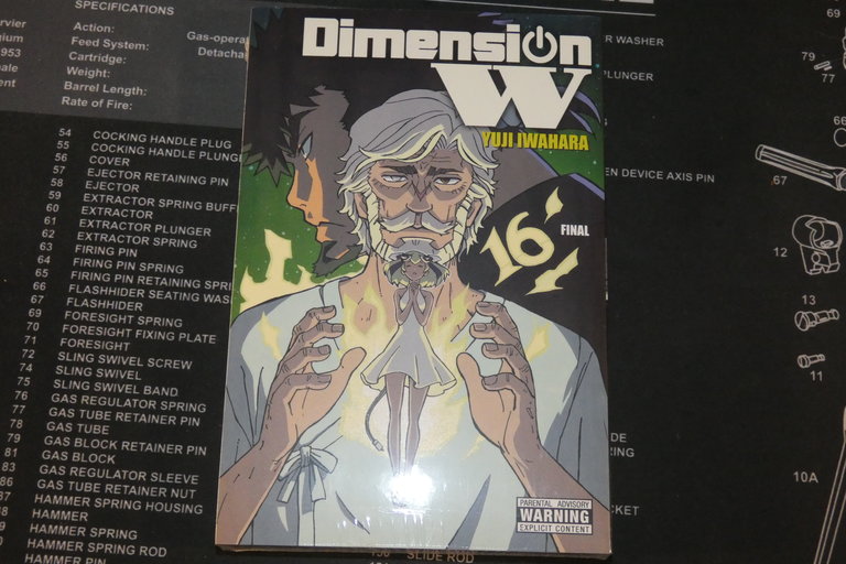 Dimension W manga volume 16 cover
