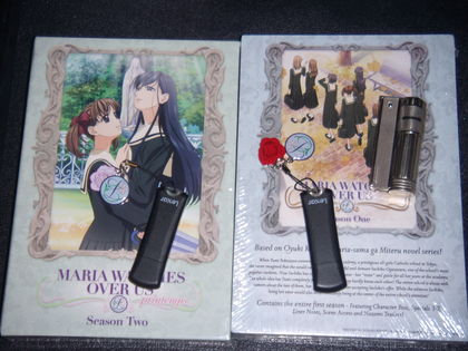 Marimite DVDs, Lillian Academy cell phone charms, and my Austrian Imco lighter