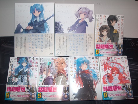 SukaSuka Blu-rays and light novels