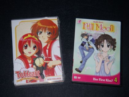 To Heart and FMoS DVDs