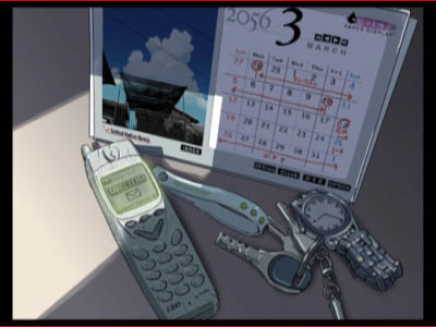 The older Noboru's cell phone
