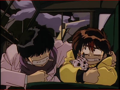 Kyusaku, Ryunouke, and cat