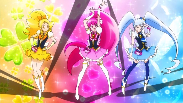 Cure Honey, Cure Lovely, and Cure Princess