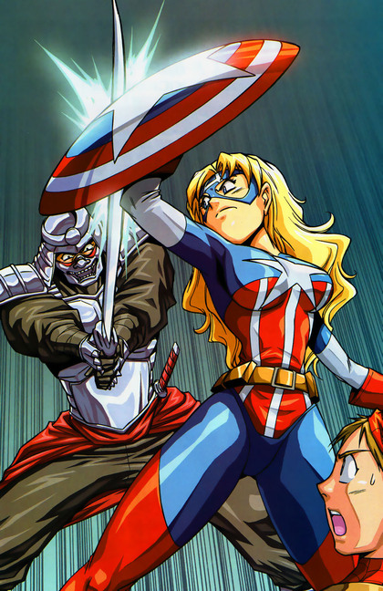 Carol Danvers as Captain America