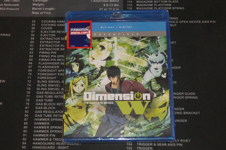 Dimension W Blu-ray discs by FUNimation