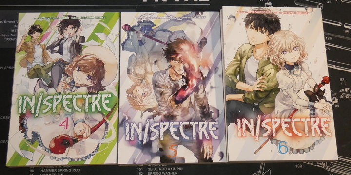 In/Spectre volumes 04, 05, and 06