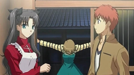 Rin, Taiga, and Emiya
