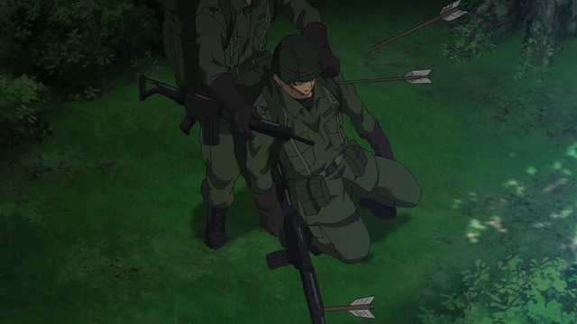 Wounded JSDF soldier