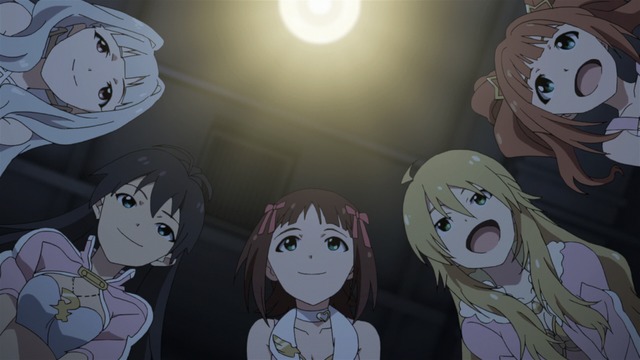 Takane, Hibiki, Haruka, Miki, and Yayoi