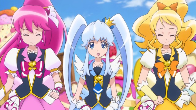 Cure Lovely, Cure Princess, and Cure Honey