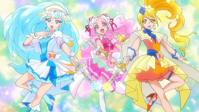 Cure Ange, Cure Yell, and Cure Étoile