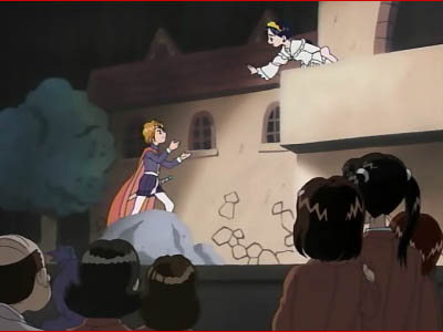 Nagisa as Romeo and Honoka as Juliet